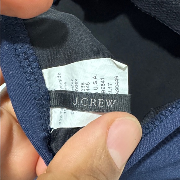 J. Crew Long-torso ruched bandeau one-piece - Picture 9 of 10